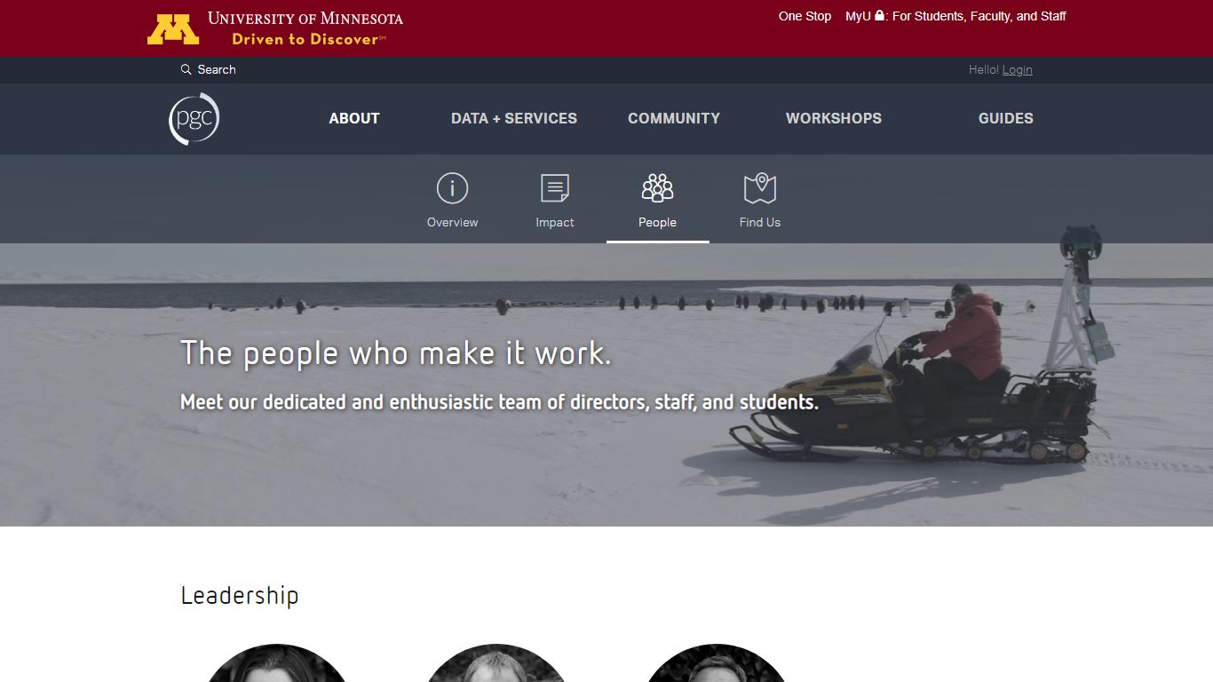 People – Polar Geospatial Center